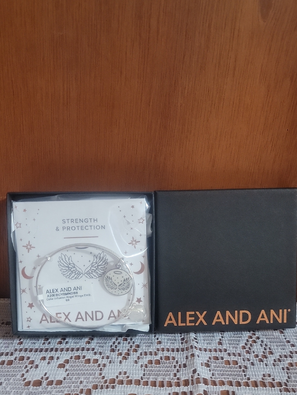 Alex and Ani Strength & Protection Bracelet ( Angel Wings)